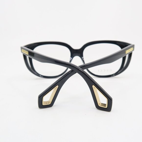 Gucci GG0470O 001 56mm Black with Lateral Wings, New Women's Eyeglasses Frames. - Picture 8 of 9